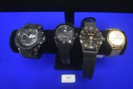4x Gents Wristwatches by Superdry, Lacoste, etc.