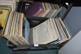 2x Crate of 12” LP Records Including Mixed Oldies, Classical, etc.