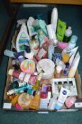 Box of Toiletries and Cosmetics