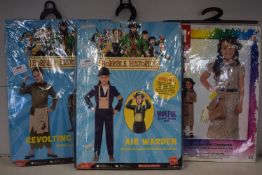 3x Assorted Girl’s Fancy Dress Costumes Size: 10-12 years