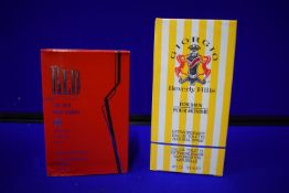Two Bottles of Giorgio Beverley Hills Fragrances for Men (Giorgio EDT & Red Aftershave Soother)