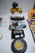Decorative Cars and an Ashtray