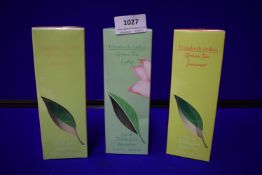 Three Bottles of Elizabeth Arden Green Tea Summer Editions 100ml Sprays
