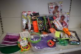 Selection of 80’s Theme Party Items, Costumes, etc. (contents may vary from picture)