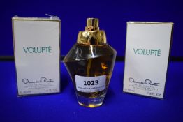 Three Bottles of Volupte by Oscar de la Renta (2x50ml 1x100ml)