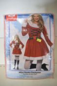 Smiffys Miss Santa Costume Size: 16-18 RRP: £40