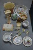 Decorative Pottery Including Aynsley, etc.