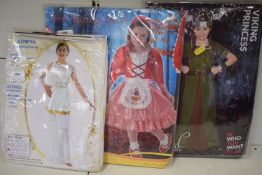 3x Assorted Girl’s Fancy Dress Costumes Size: 8-10 years