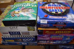 9x Assorted Retro Games and Jigsaw Puzzles