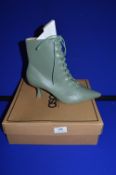Asos Lady’s Sage Green Corset Boots Size: 7 (new with packaging)