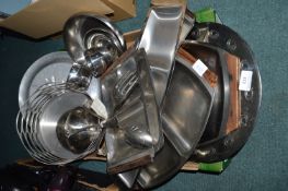 Stainless Steel Serving Dishes etc.