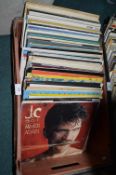 Crate of 12” LP Records Including Mixed Pop and Oldies