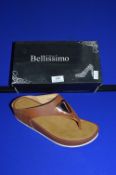 Bellissimo Camel Sandals Size: 7 (new with packaging)