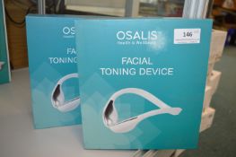 2x Osalis Facial Toning Devices