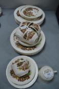 Old Abbey Royal Tudor Ware Tableware 20+pcs
