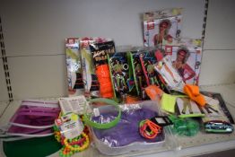 Selection of 80’s Theme Party Items, Costumes, etc. (contents may vary from picture)