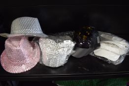 Quantity of Assorted Glitzy Hats
