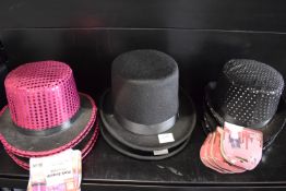 Quantity of Assorted Top Hats