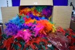 Large Quantity of Various Colour Feather Boas