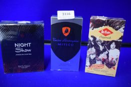 Three Bottles of Men's Fragrances