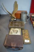 Vintage Boxes, Brass Eagle, etc.
