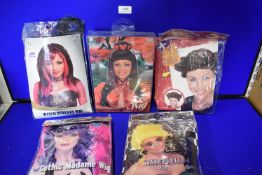 5x Assorted Women’s Wigs