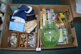 Assorted Items Including Door Furniture, DVDs, Glassware, etc.