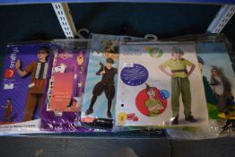 5x Boy’s Fancy Dress Costumes Size: 7-9 years