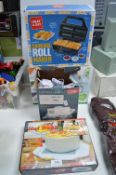Kitchen Electricals Including a Sausage Roll Maker, Hotplate, etc.