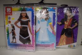 3x Assorted Girl’s Fancy Dress Costumes