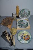 Chinese Decorative Plates and Fans