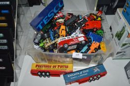 Tub of Toy Cars