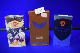 Three Bottles of Men's Fragrances