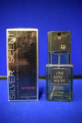 Two Mens Aftershave including Silver Scent Intense 100ml EDT & One Man Show 100ml EDT Spray