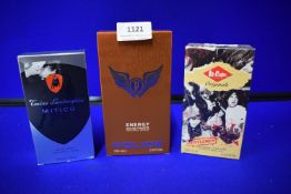 Three Bottles of Men's Fragrances