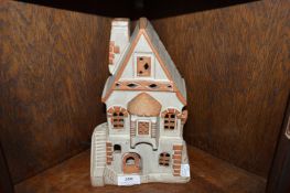 1970’s Shelf Pottery Cottage Lamp