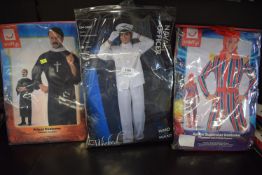 3x Assorted Men’s Costumes Size: M
