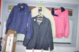 4x Women’s Jackets Including Barbour etc. (some require cleaning)
