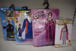 4x Assorted Girl’s Fancy Dress Costumes Size: 7-9 years