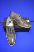 Goor Gent’s Grey Leather Brogue Shoes Size: 10 (new)