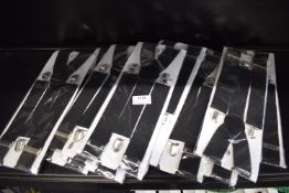 12x Black Braces Sets