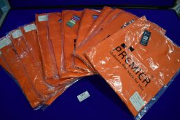 *12x of Premier Uniforms Orange Aprons