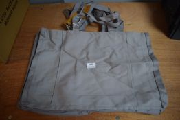 *6x Grey Heavy Duty Organic Cotton Shopper Bags