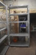 Five Tier Racking 130cm wide x 250cm high Comprising 2x Uprights and 5x Shelves