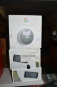 *3x Google Nest Learning Thermostats
