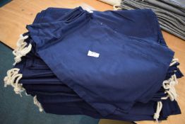 *Quantity of Assorted Navy Drawstring Bags