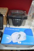 Cook Works Food Slicer and a Morphy Richards Deep Fat Fryer
