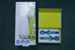 Debuff & Chill Ice Glow Facial Massager, and an Aroma Diffuser