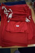 *Quantity of Assorted Red Drawstring Bags