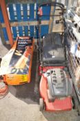 Mountfield RM65 Petrol Lawnmower and a Flymo Garden Vac